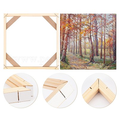 Wood stretcher diy oil painting diamond Mosaic Thick wood frame