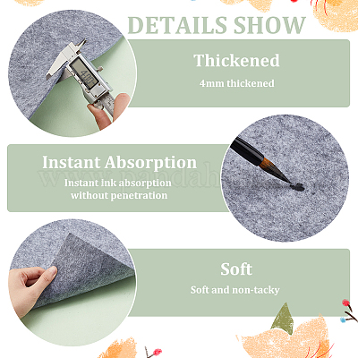 Фетровый коврик для рисования и каллиграфии AJEW-WH0504-97A-1