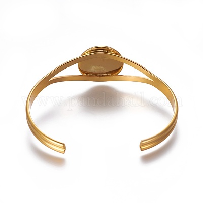 Латуни браслет делает MAK-WH0007-05G-1