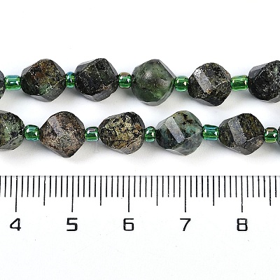 Бусы натуральная африканская бирюза (яшма) G-L579-05A-1