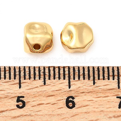 Латунные бусины KK-D407-18G-1