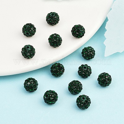 Бусины с класс А стразами RB-B025-2-1