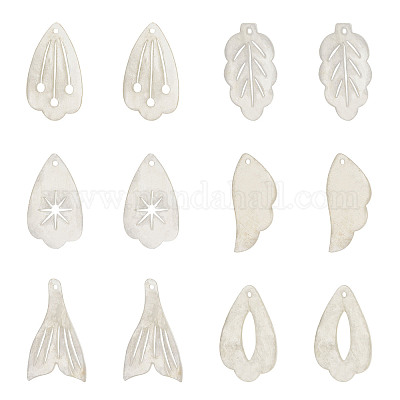 6 стиль подвески из натуральной ракушки капиз SHEL-FH0001-02-1