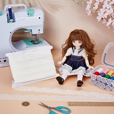 20 ярд пряжи чинлона с кружевной отделкой SRIB-FG0001-33A-1