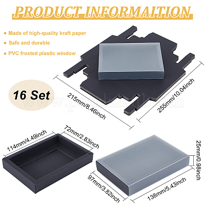 Подарочные коробки для хранения бумаги CON-WH0089-37C-02-1