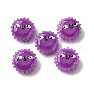 Бусины из стеклянной эмали LAMP-Q045-01F-1