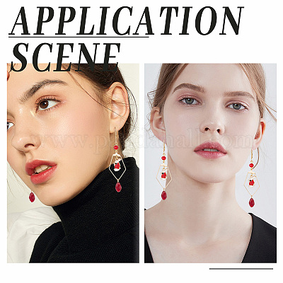 40 шт. фурнитура для сережек из нержавеющей стали 304 STAS-BBC0003-92-1