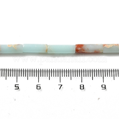 Синтетические окрашенные нити императорской яшмы G-D077-B01-14-1