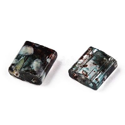 Прозрачные стеклянные бусы с 2 отверстием SEED-S023-30C-24-1