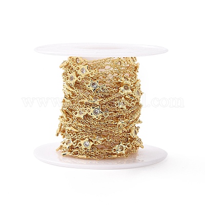 Прозрачные цепочки со звездочками из кубического циркония CHC-SZ0001-60-1