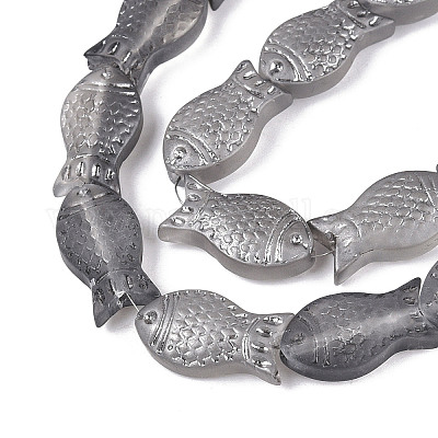 Матовые стеклянные бусины GLAA-T023-40C-01-1