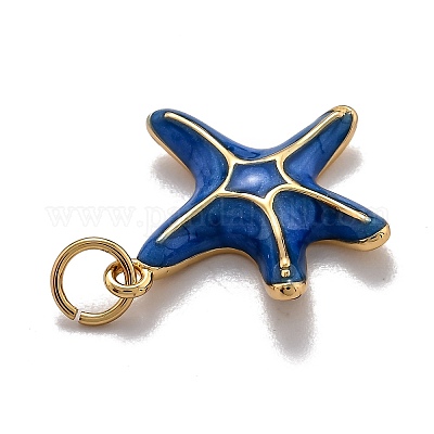 Латунь эмаль подвески X-KK-O140-07G-1