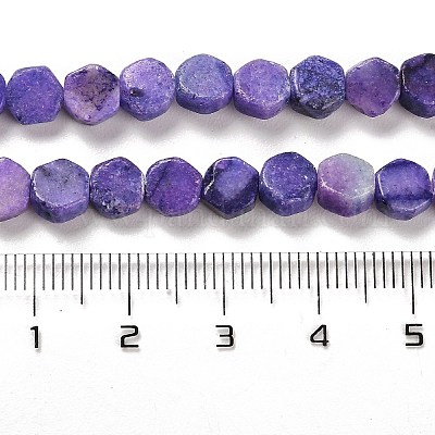 Бусы из натурального доломита G-F765-G04-01-1