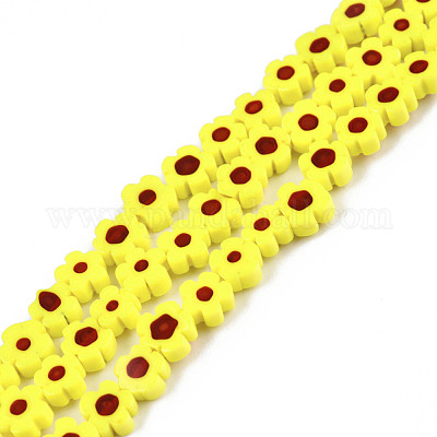 Ручной работы стеклянная бусина тысячецветник нитей LAMP-N029-017A-07-1