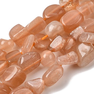 Натуральный персиковый лунный камень G-P601-A19-02-1