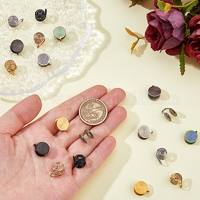 18 шт. 9 стиля сережек-манжет из нержавеющей стали 304 EJEW-HS0001-19-1