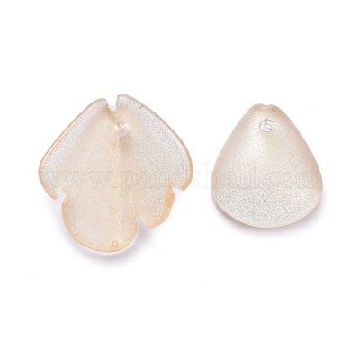 Galvanoplastie perles de verre transparentes&nbsp;EGLA-L027-D04-1