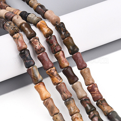 Натуральная полихромная яшма/камень Пикассо/нити бус из яшмы Пикассо G-T140-91-1