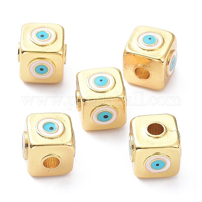 Латунь эмаль бисера KK-P204-05G-C-1