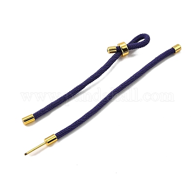 Плетеный браслет из нейлонового шнура MAK-A017-D03-07G-1