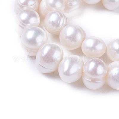 6-7mm Potato Freshwater Pearls, White (16 Strand)