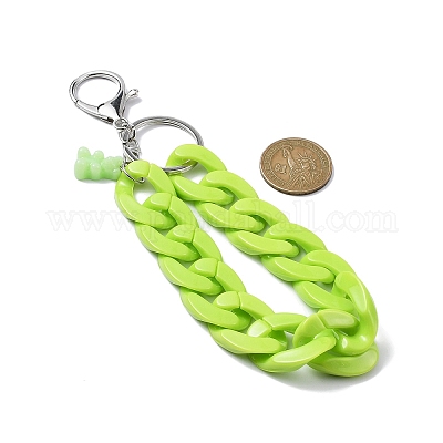 Акриловый брелок-цепочка с бордюром KEYC-JKC00632-05-1