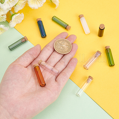 10шт 10 цвета пробка для стеклянных бутылок-пробок орнамент DJEW-PH0001-13-1