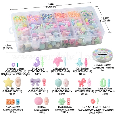 Набор для изготовления браслета карамельного цвета своими руками DIY-YW0006-26-1