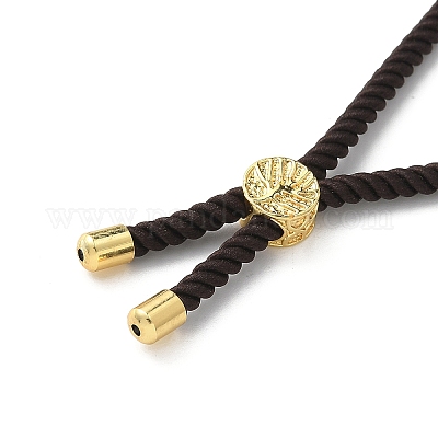 Изготовление браслетов из хлопка KK-F758-03-04-G-1