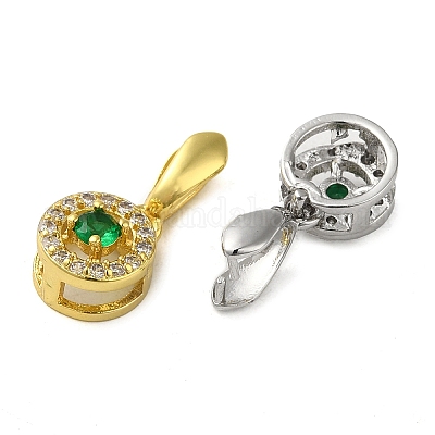 Стеллажное покрытие латунь микро паве кубический цирконий ледоруб щепотка поручни KK-K340-28A-1