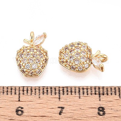 Латунные микро проложить кубического циркония подвески KK-T074-82G-1