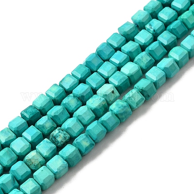 Синтетических нитей бирюзовые бусы G-F797-A10-01-1