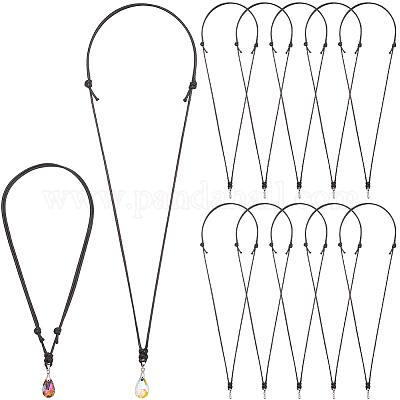 20шт регулируемый вощеный полиэстеровый шнур для изготовления ожерелья AJEW-SC0003-92B-1