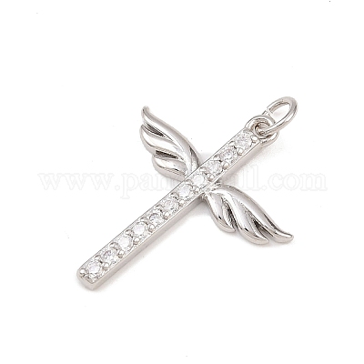 Латунные микро проложить кубического циркония подвески KK-G544-22P-1