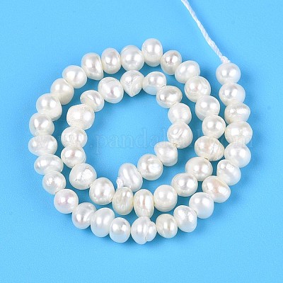 Нити из натурального культивированного пресноводного жемчуга PEAR-T006-16B-1