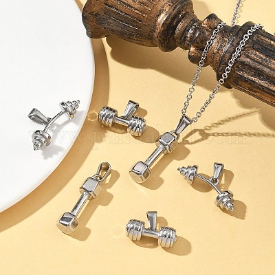 6 шт. 3 стиля подвески из нержавеющей стали 304 STAS-CJ0002-50-1