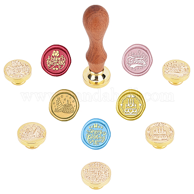 happy birthday brass wax seal stamp sealing stamps letter Stamp