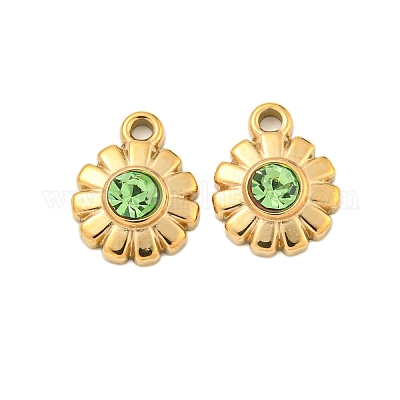 Pendentifs en acier inoxydable 304&nbsp;STAS-L080-003G-03-1