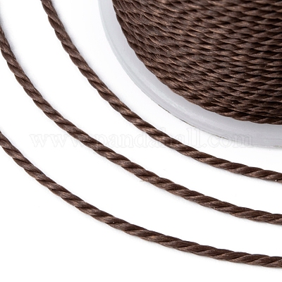 Круглый вощеный полиэфирный шнур YC-G006-01-1.0mm-36-1