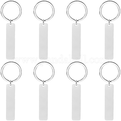 8 шт. брелок из нержавеющей стали KEYC-SC0001-47P-1