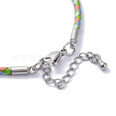 Изготовление плетеных браслетов из полиэфирного шнура MAK-Z003-01P-16-1