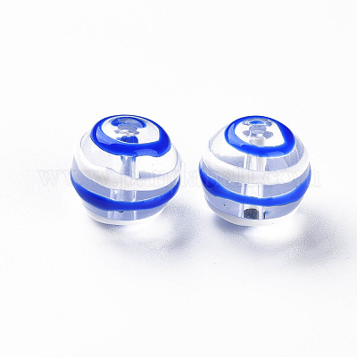 Прозрачные стеклянные бусины GLAA-N049-001A-1