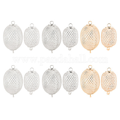 12 шт. 6 стиля подвески-соединители для фонарей из железа IFIN-PH0009-76-1