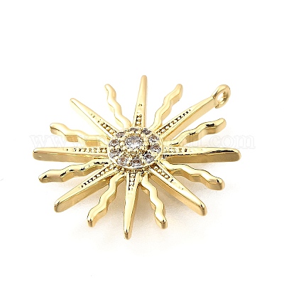 Латунные микро проложить кубического циркония подвески KK-Q097-01G-1