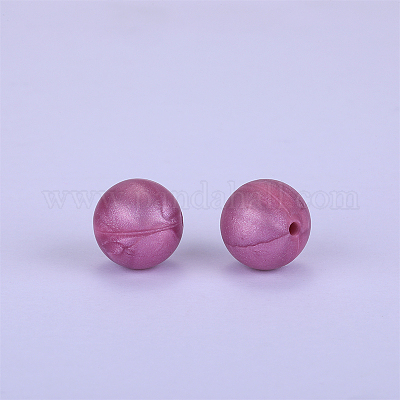 Круглые силиконовые фокусные бусины SI-JX0046A-67-1