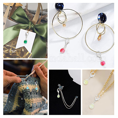 100шт хрустальные стеклянные бусины подвесные украшения HJEW-PH0001-54-1