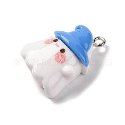 Подвески из непрозрачной смолы на тему хэллоуина RESI-D075-04B-1