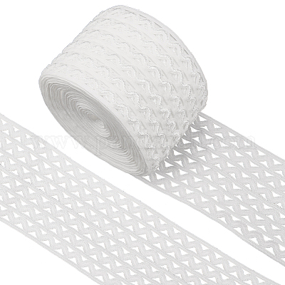 5 м плоский белый цветной полиэстеровый волнистый эластичный шнур&nbsp;OCOR-GF0003-85B-1