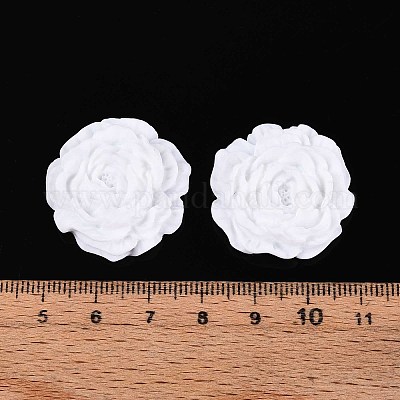 Кабошоны из непрозрачной смолы в виде цветка CRES-T025-28C-02-1