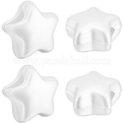 4шт 925 бусины из стерлингового серебра STER-BBC0007-96MS-1